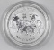 2015 50 Cents Australia Year of the Goat 1/2oz. .999 Fine Silver