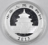 2013 10 Yuan China Panda 1oz. .999 Fine Silver