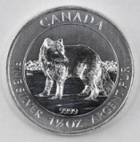 2014 Canada $8 1.5oz. Arctic Fox .9999 Fine Silver