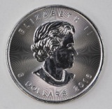 2016 $5 Canada Maple Leaf 1oz. .9999 Fine Silver