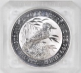 1992 $2 Australia Kookaburra 2oz. .999 Fine Silver