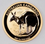 2021 P $100 Australia Kangaroo 1oz. .9999 Fine Gold