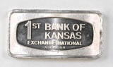 Franklin Mint - Banks - 1000 Grains - 2.0oz. Sterling Silver Ingot/Bar