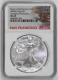 2020 S American Silver Eagle 1oz. (NGC) MS69