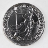 2013 Great Britain Britannia 1oz. .999 Fine Silver