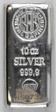 Nadir Metal Rafineri 10oz. .9999 Fine Silver Ingot/Bar