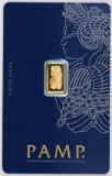 PAMP Suisse 1 Gram .9999 Fine Gold Ingot/Bar