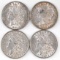 Group of (4) Morgan Silver Dollars