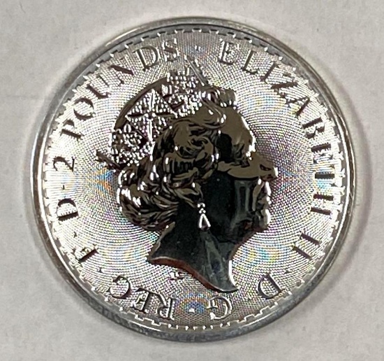 2021 Britannia 1 oz Silver round