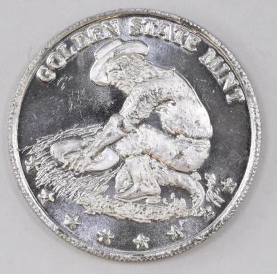 Golden State Mint Prospector 1oz. .999 Fine Silver
