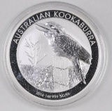 2016 $1 Australia Kookaburra 1oz. .999 Fine Silver