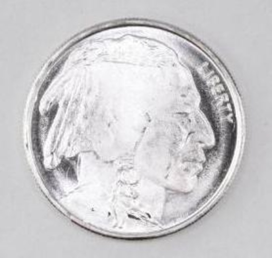 Highland Mint Buffalo 1/10thoz. .999 Fine Silver