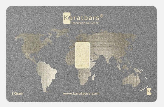 Karatbars 1 Gram .9999 Fine Gold Ingot/Bar