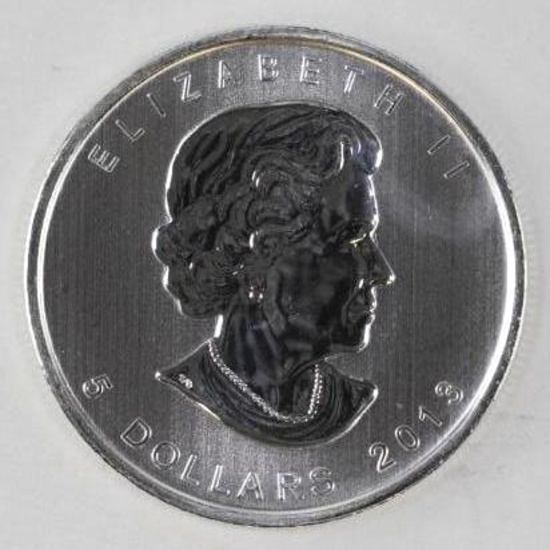2013 Canada $5 Wood Bison 1oz. .9999 Fine Silver