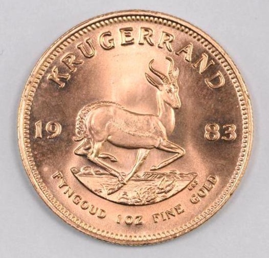 1984 South Africa Krugerrand 1oz. Fine Gold