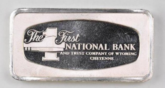 Franklin Mint - Banks - 1000 Grains - 2.0oz. Sterling Silver Ingot/Bar