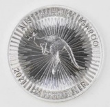 2021 Australia $1 Kangaroo 1oz. .9999 Fine Silver