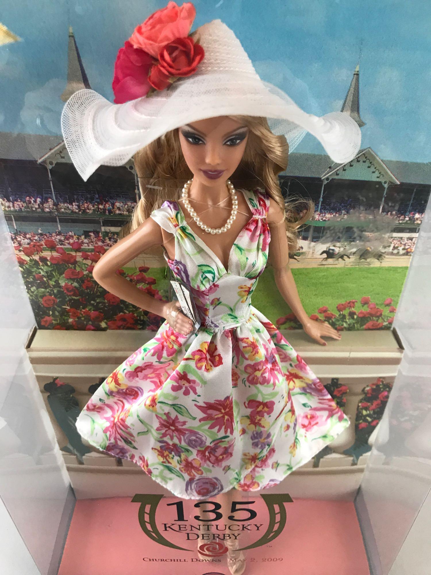 Pink Label Barbie 135 Kentucky Derby fashion doll