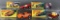 Group of 4 Matchbox Superfast die-cast vehicles