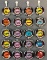 Group of 20 Hot Wheels Collector Buttons