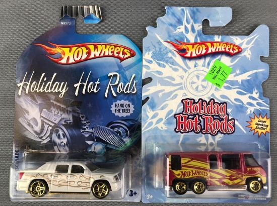 Group of 2 Hot Wheels Holiday Hot Rods
