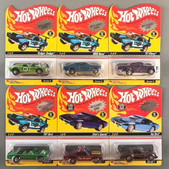 Group of 6 Hot Wheels Neo-Classics