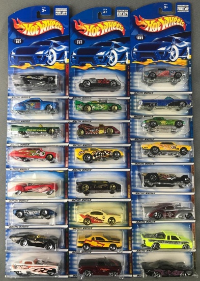 Group of 6 Hot Wheels 4-vehicle series