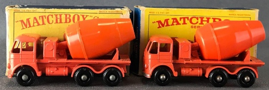 Group of 2 Matchbox No. 26 Cement Lorry