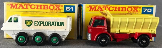Group of 2 Matchbox die-cast vehicles