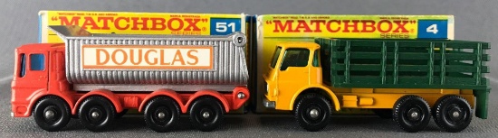 Group of 2 Matchbox die-cast vehicles