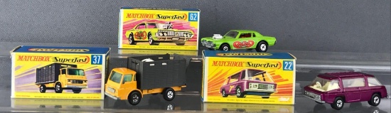 Group of 3 Matchbox Superfast die-cast vehicles