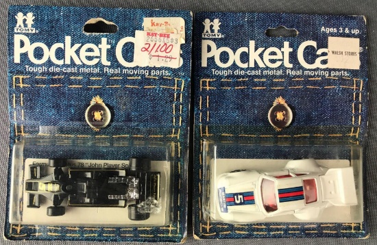 Group 2 Tomy Pocket Cars die-cast vehicles