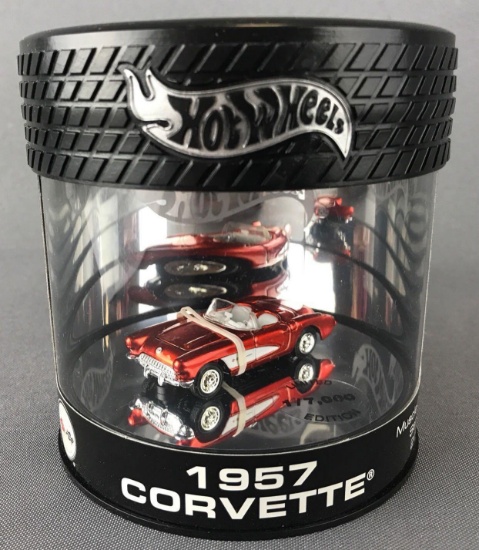 Hot Wheels Oil Can Series 1957 Corvette diecast vehicle