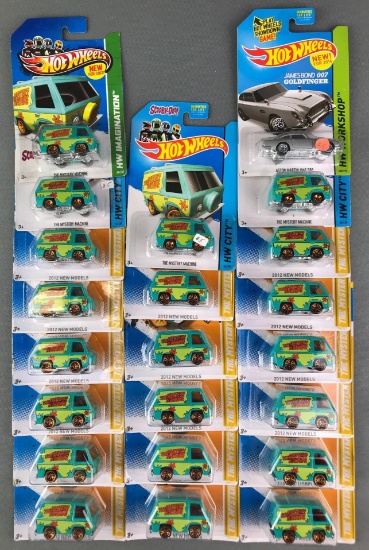 Group of 22 Hot Wheels Die Cast Vehicles
