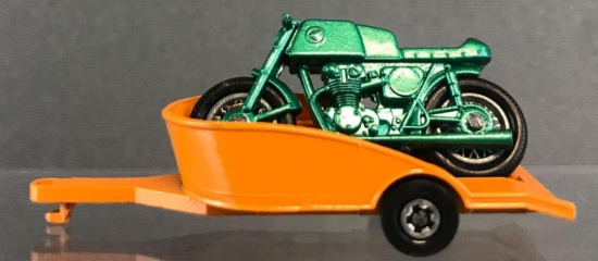 Matchbox No. 838 Honda Motorcycle and Trailer