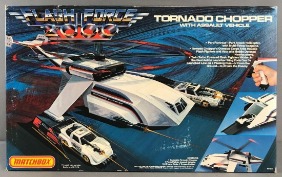 Matchbox Flash Force 2000 Tornado Chopper with Assault Vehicle