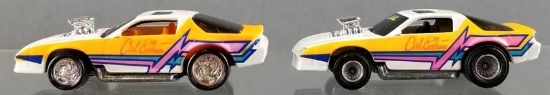 2 Hot Wheels Blown Camaro die cast vehicles