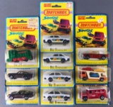 Group of 10 Matchbox Superfast die-cast vehicles