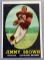 1958 Topps Jimmy Brown #62 Rookie Football Card