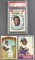 Group of 3 Topps Hank Aaron Baseball Cards