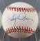 Jerry Coleman signed baseball
