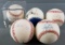 Group of 5 Chicago Cubs signed baseballs