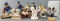 Group of Chicago Cubs figurines