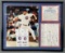 Chicago Cubs Kerry Wood framed memorabilia