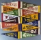 Group of 17 Minature Sports Pennants