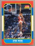 1986 Fleer Spub Webb #120 Rookie Card