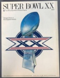 Super Bowl XX Game Program