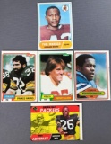 1960s-1980s Topps Football Cards 206 Assorted