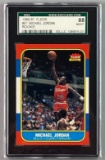 1986 Fleer Basketball Complete Set Michael Jordan SGC 88