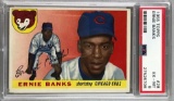 1955 Topps Baseball Ernie Banks Card PSA 6